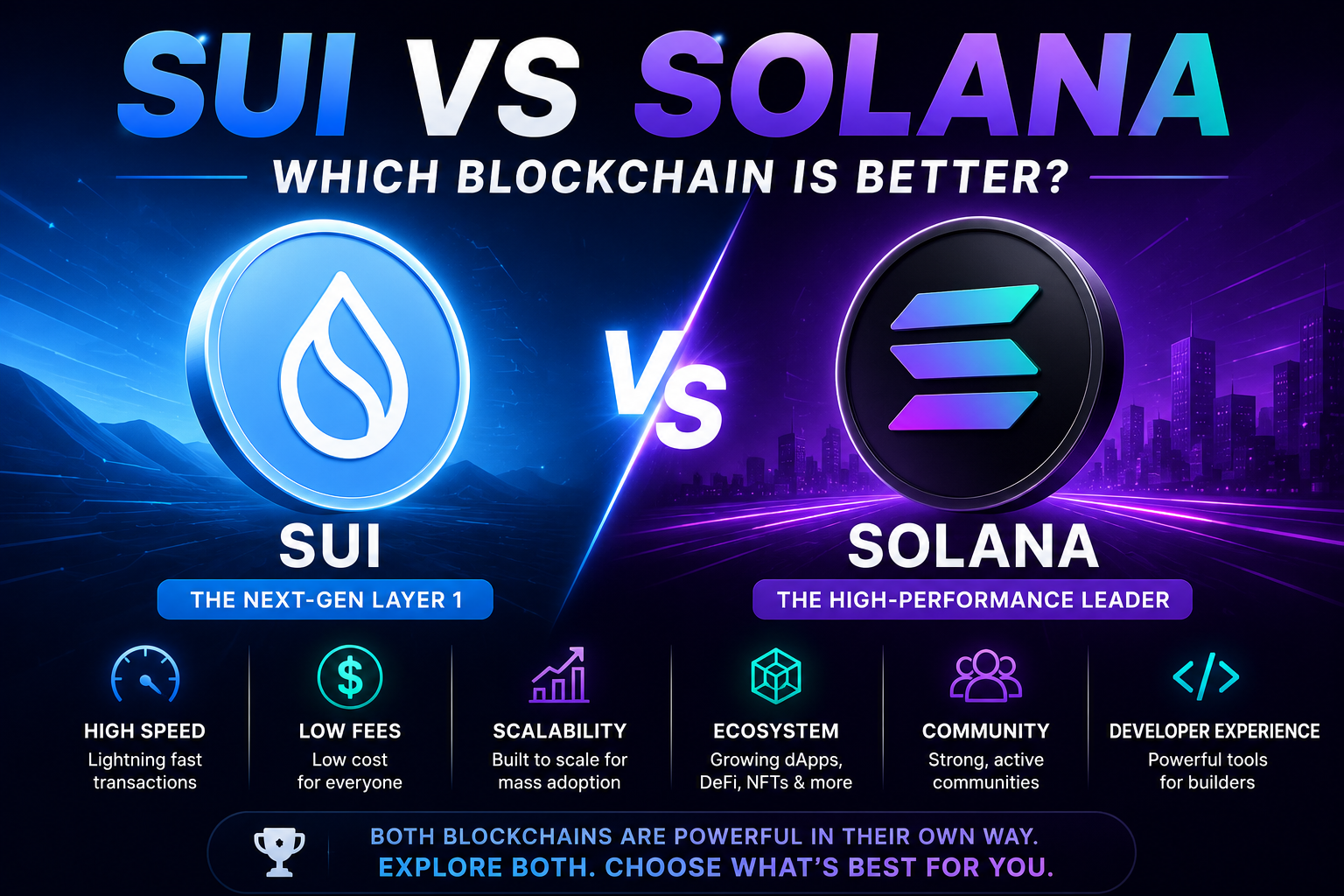 SUI vs Solana: Which Blockchain Is Better?